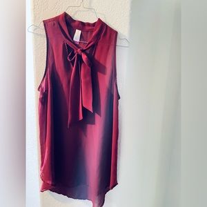 See-through dressy over shirt